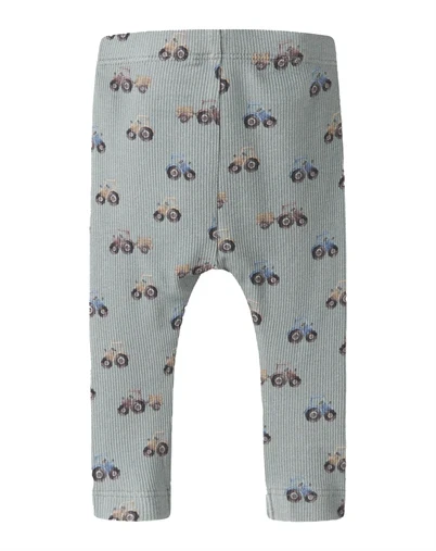 Name it - NBMLudwig Long Leggings - Green Milieu